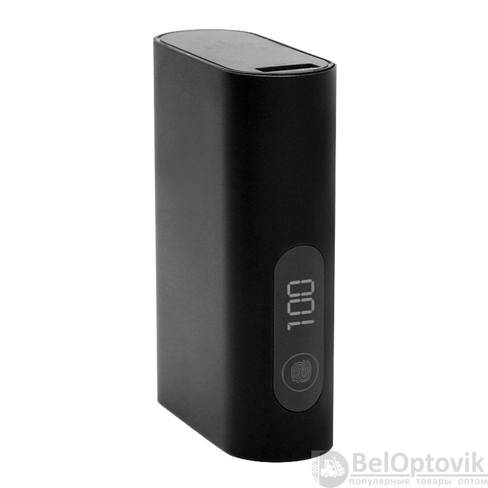 Внешний аккумулятор в металлическом корпусе Wōdan, сенсорный, 10000mAh, черный