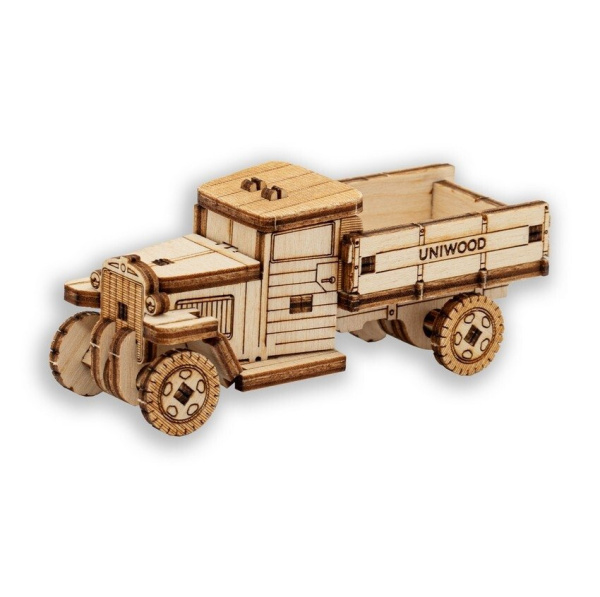 Деревянный конструктор  (сборка без клея) Грузовик ЗИС-5 UNIT UNIWOOD