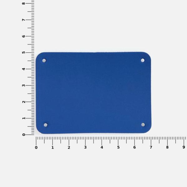 Лейбл Eta Soft Touch, XL, синий, 5х7 см