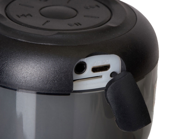 Колонка с RGB подcветкой «Dance», 3 Вт, Цвет черный