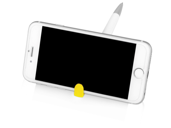 Ручка-подставка «Кипер», Цвет белый/желтый