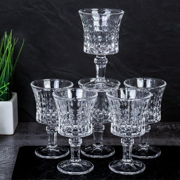 Рюмка 6 штук 120 мл / RFV-48 /уп 16/*