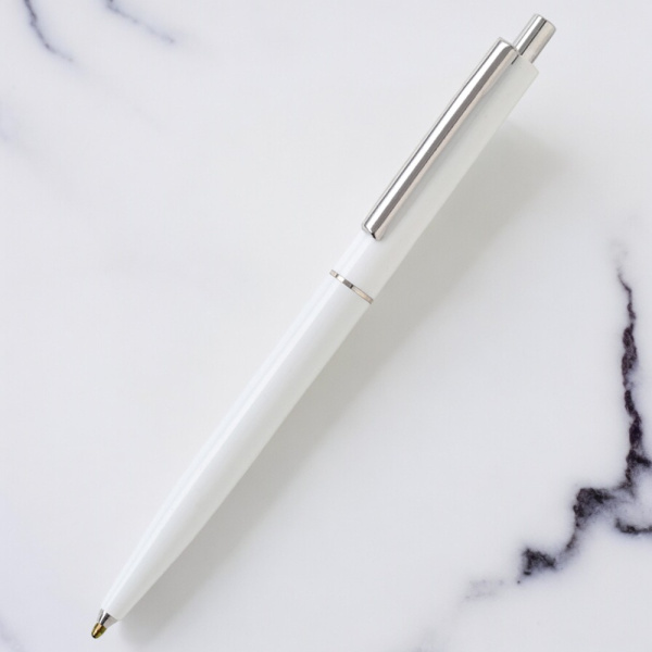 Ручка пластиковая Dot / Качественная ручка с хромированными элементами