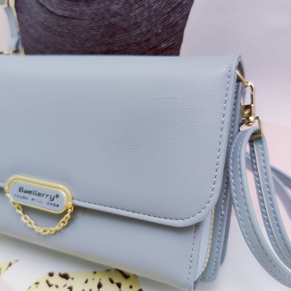Женская сумочка - портмоне N8606 с плечевым ремнем Baellerry Young Will Show