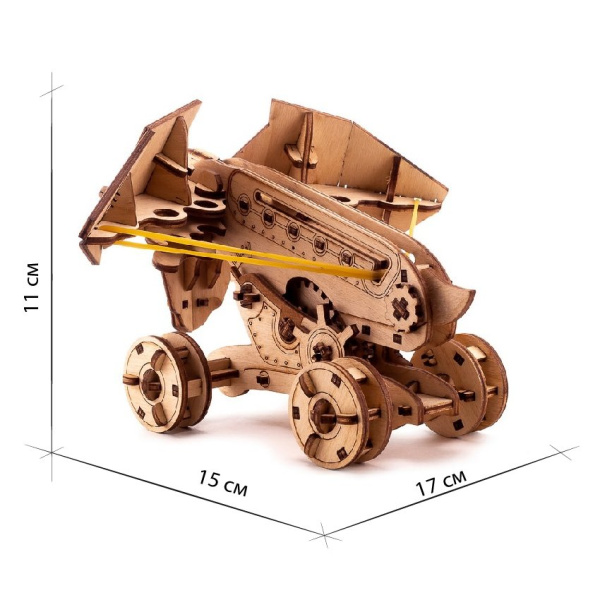 Деревянный конструктор (сборка без клея) “Аркбаллиста” UNIWOOD