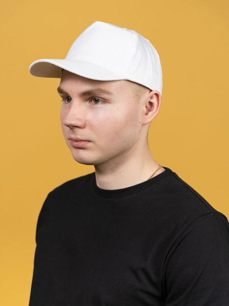 Бейсболка Basic, белая, 56-60