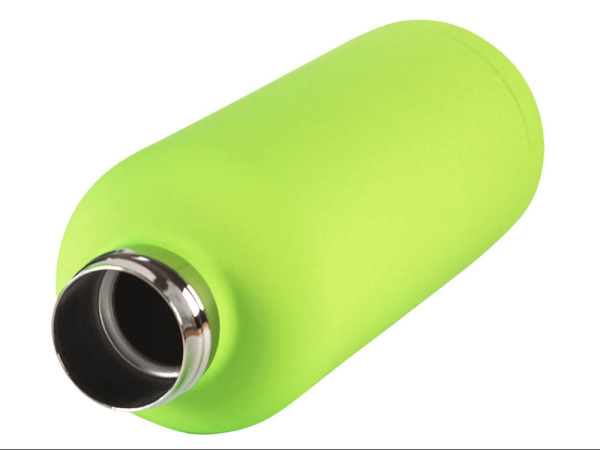 Вакуумная термобутылка ODIN, soft-touch, 550 мл, Цвет светло-зелёный