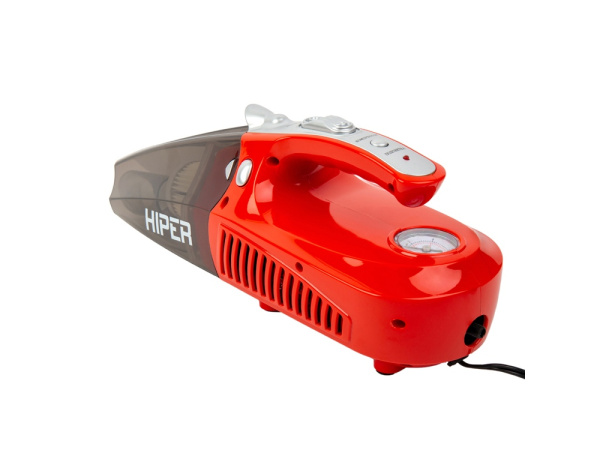 Пылесос автомобильный «HVC80», Цвет черный, красный