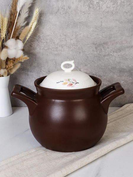 Супница 3,5 л с крышкой / Y-901 /уп 8/ АКЦИЯ