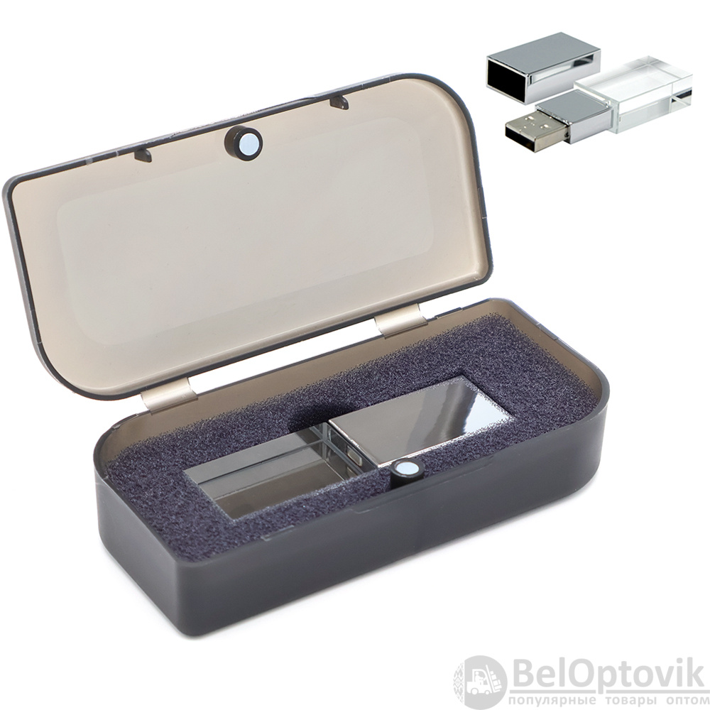 Флешка Moon 16 Гб  To Go в футляре, белый