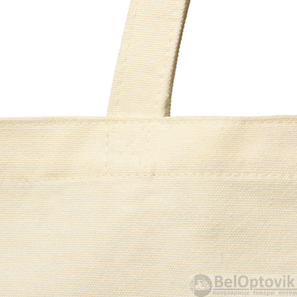 Сумка для покупок JETTA с карманами 325 г/м², натуральная 38 х 42 х 8 см