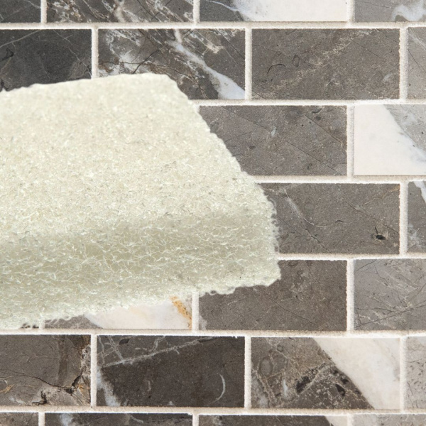 Губка-пад белая, нецарапающая, нейлон, 25*12*2 см HQ Profiline