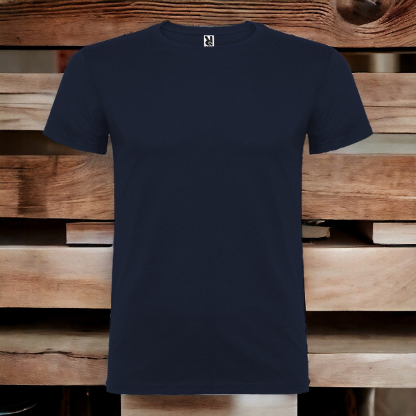 Футболка BEAGLE с короткими рукавами и двойной круглой горловиной с эластаном