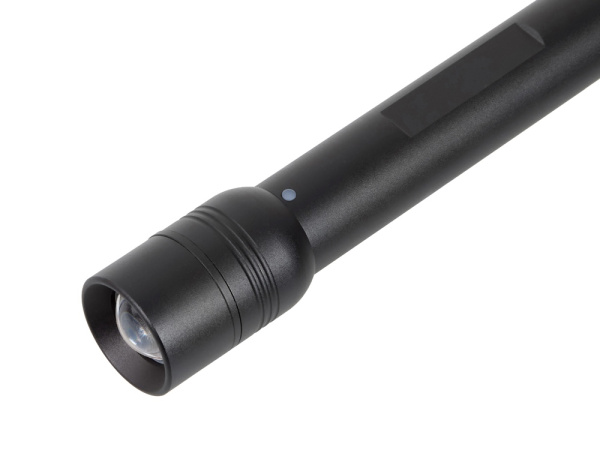 Фонарь на батарейках с регулируемым фокусом «Wand», IPX7, 250 Лм, Цвет черный