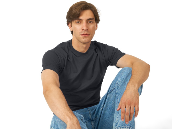 Футболка «HD Fit» мужская, Размер XL, Цвет темно-серый