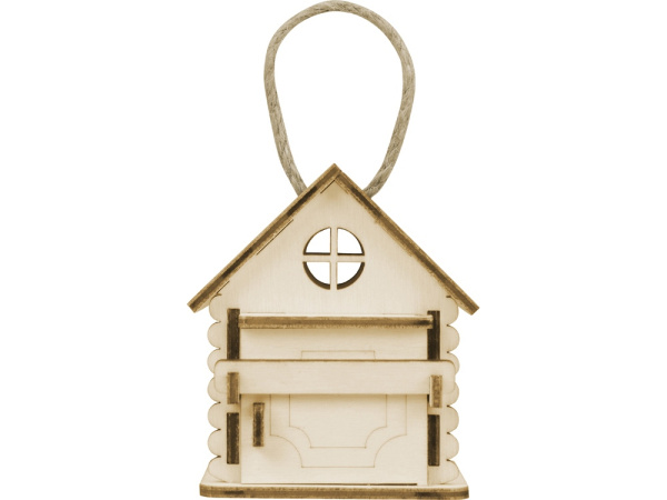 Игрушка-упаковка «Домик», Цвет синий/натуральный