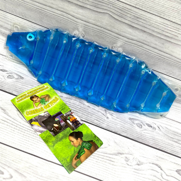 Солевая грелка Пояс, активатор "кнопка", размер 15 х 50 см Цвет Микс