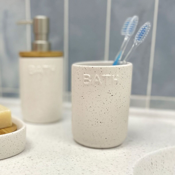 Стакан для ванной Каникулы на Бали, керамика