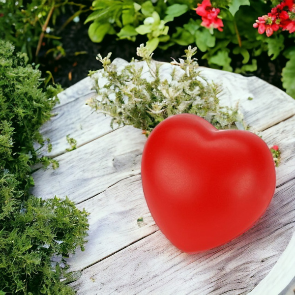 Антистресс-игрушка из полиуретана Сердце, цвет в ассортименте