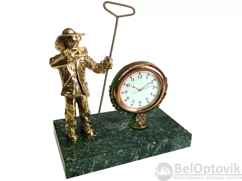 Настольный прибор &amp;quot;Металлург&amp;quot;, золотистый/зеленый