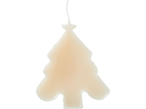 Свеча «Елочка», Цвет молочный
