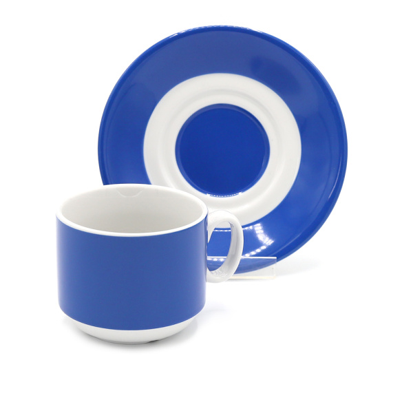 Чайная пара фарфоровая 220см³ &amp;quot;экспресс&amp;quot; &amp;quot;Sunrise&amp;quot; (7С1665Ф34), синий, в коробке