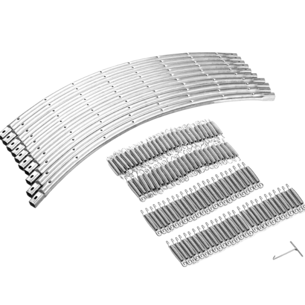 Батут 435 см (14ft) с внутренней сеткой и лестницей / Надежный и устойчивый