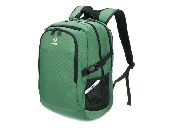 Рюкзак «МЕГАПОЛИС» с отделением для ноутбука 16", Цвет зеленый