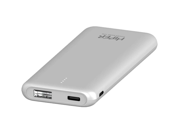 Портативный внешний аккумулятор «PSL», 5000 mAh, Цвет белый