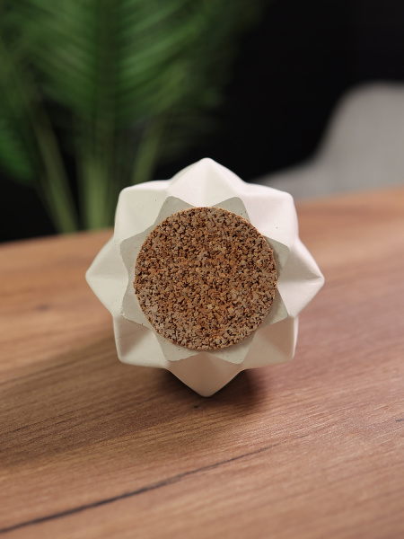 Ваза для сухоцветов декоративная из гипса, арт. g001015