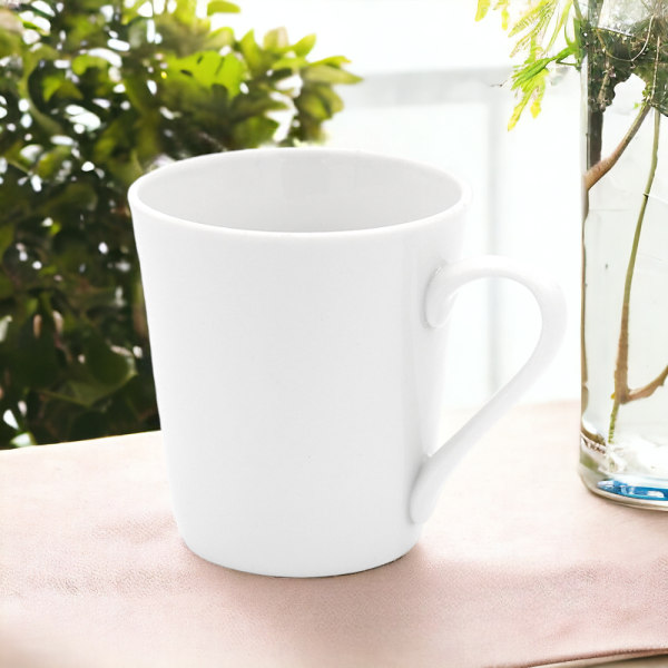 Кружка фарфоровая 300 мл "Классик", Белый