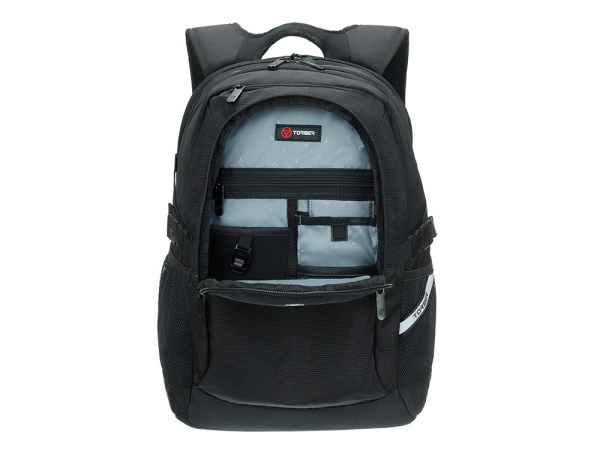 Рюкзак «МЕГАПОЛИС» с отделением для ноутбука 16", Цвет черный