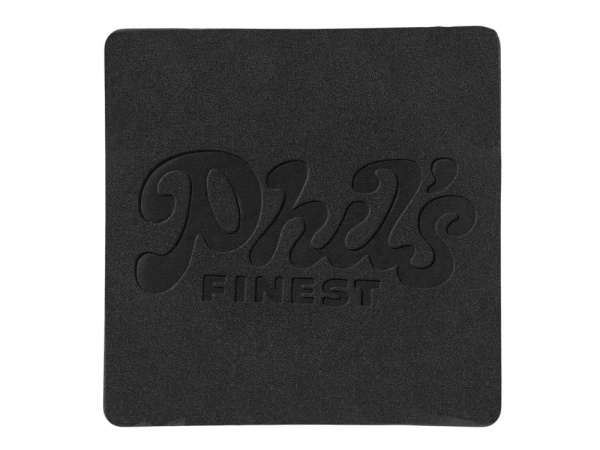 Патч «Квадрат», nubuk, Цвет черный