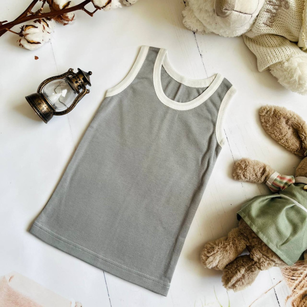 Майка детская из натурального хлопка Bebika (16/21-3)