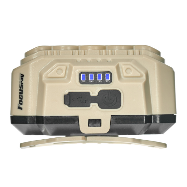 Фонарь налобный FOCUSray 1334 акку 18650 1200мАН 200 люмен,цифровой дисплей,сенсор,USB кабель 1/160 , шт