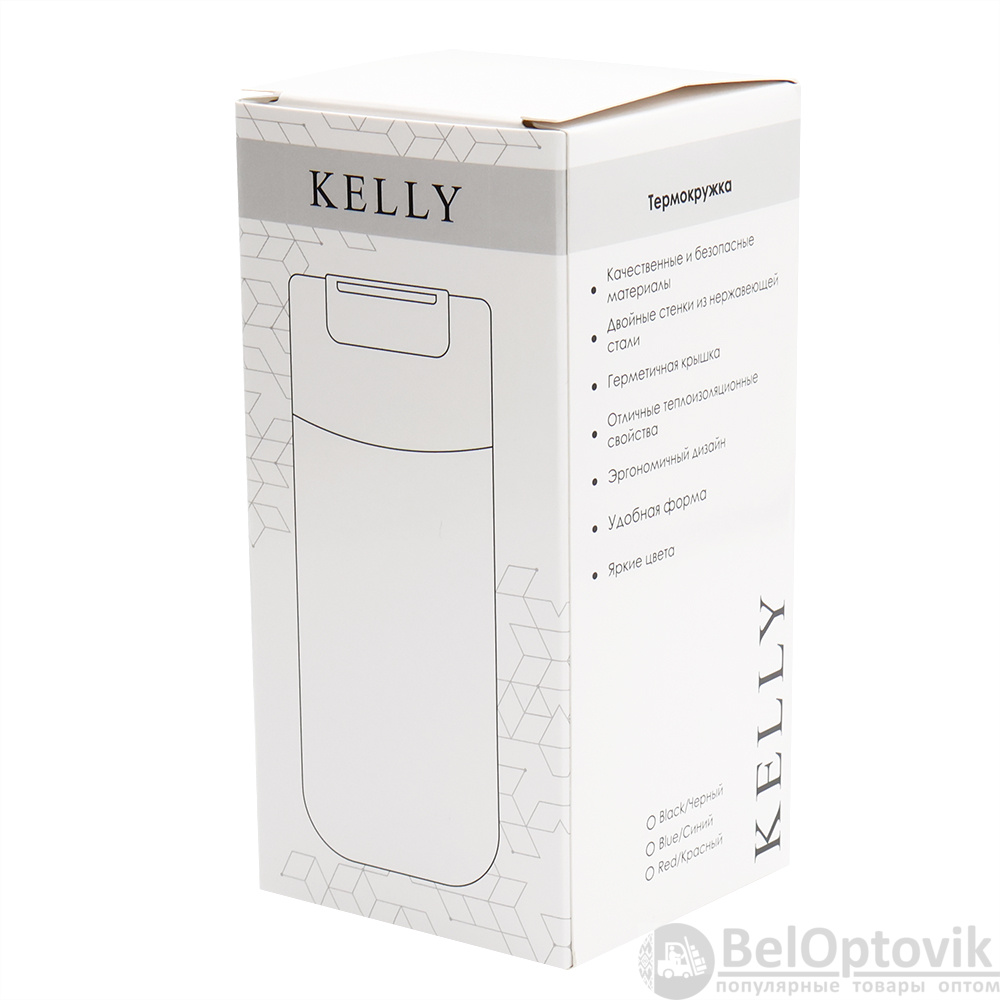 Вакуумная герметичная термокружка Kelly, красная