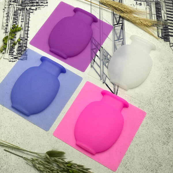 Настенная силиконовая ваза для цветов Magic Vase, многоразовая (без клея, гипоаллергенный материал)