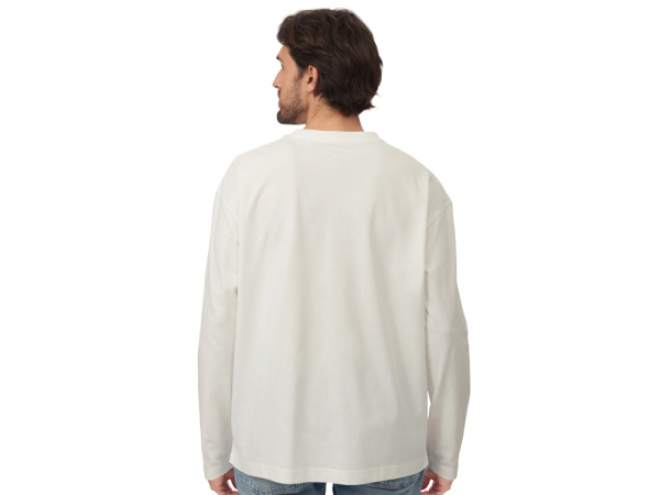 Лонгслив оверсайз «Berlin» унисекс, Размер XL-2XL, Цвет молочный