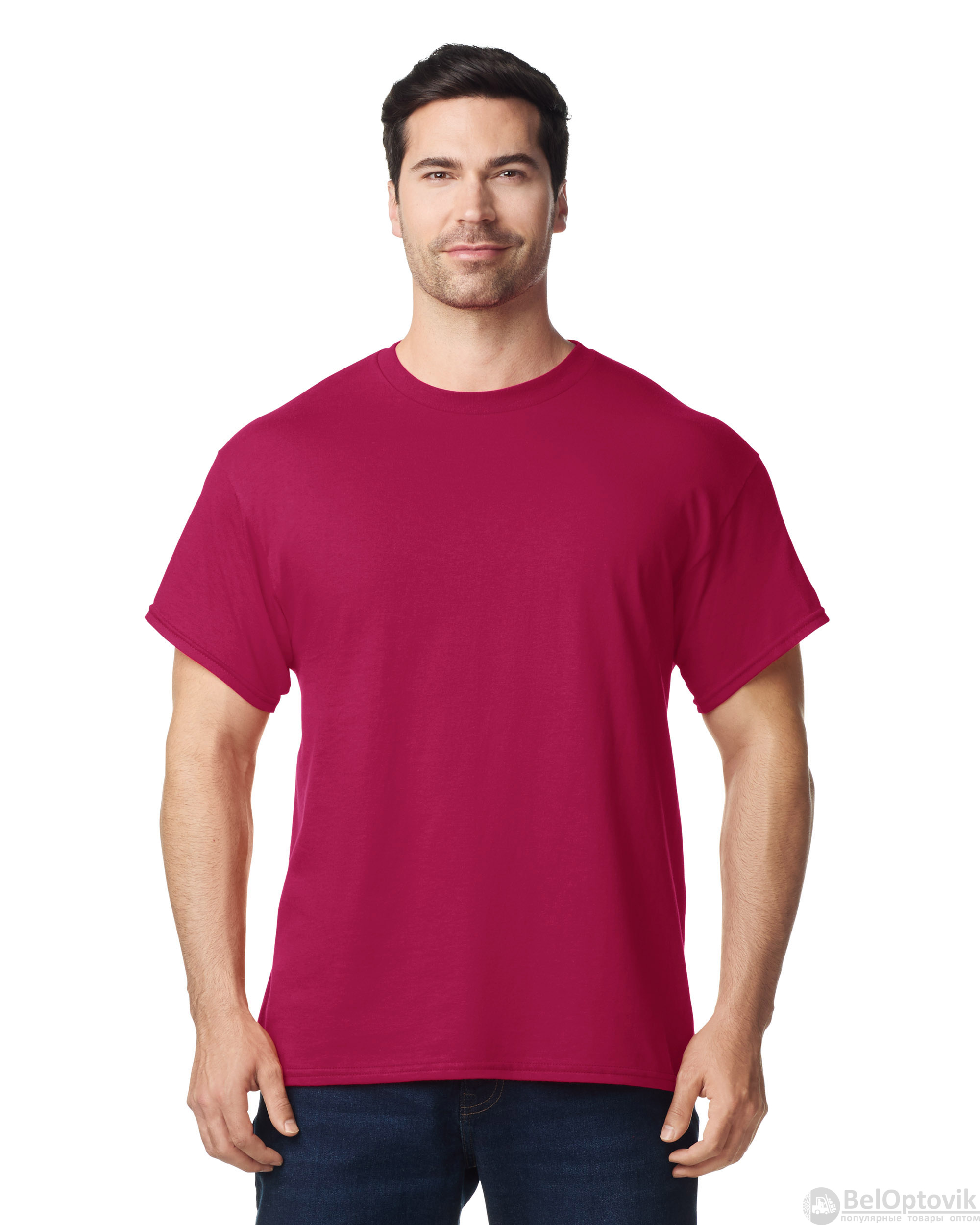 Футболка HEAVY COTTON, ТЕМНО-ВИШНЕВЫЙ L