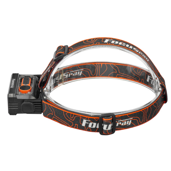 Фонарь налобный FOCUSray 1322 акку 18650 1200мАН 200люмен ,цифровой дисплей,USB кабель 1/180, шт