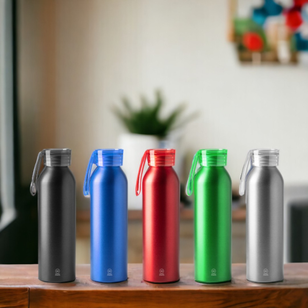 Алюминиевая бутылка LEWIK 600 мл. с ремешком для переноски