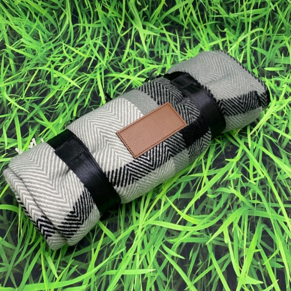 Плед акриловый для уюта Glama с бахромой, 130x160 см