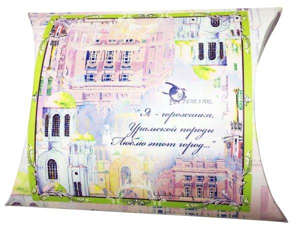 Платок «Я горожанка», Цвет разноцветный