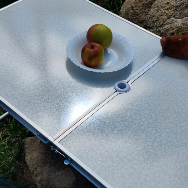 Набор уличной мебели Складной стол Folding Table + 4 стула 120 х 55 см (дача, охота и рыбалка, пикник)