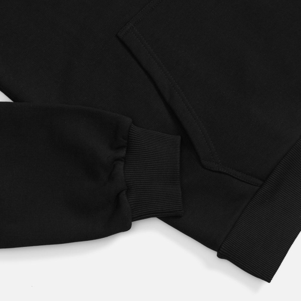 Худи унисекс оверсайз Daylero, черное, размер 3XL/4XL
