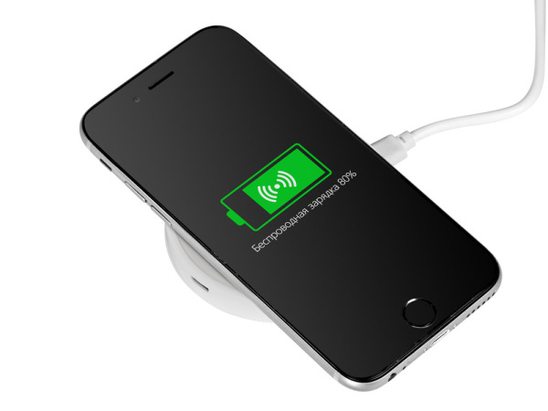 Беспроводное зарядное устройство «Dot», 5 Вт, Цвет белый