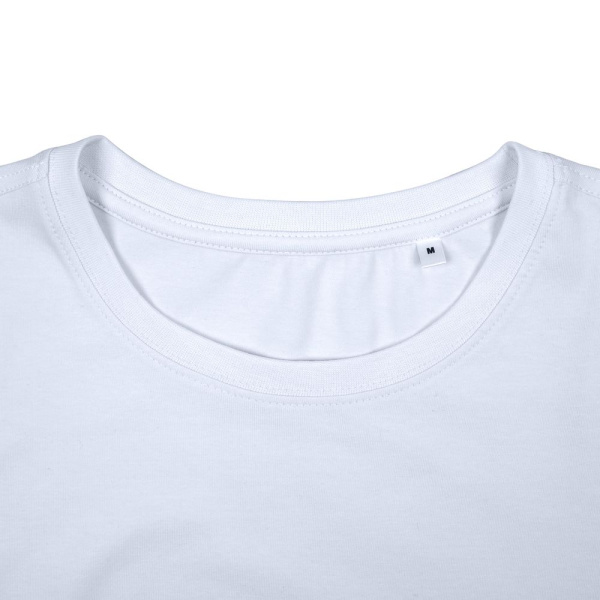 Футболка женская T-bolka Stretch Lady, белая (холодный оттенок), S