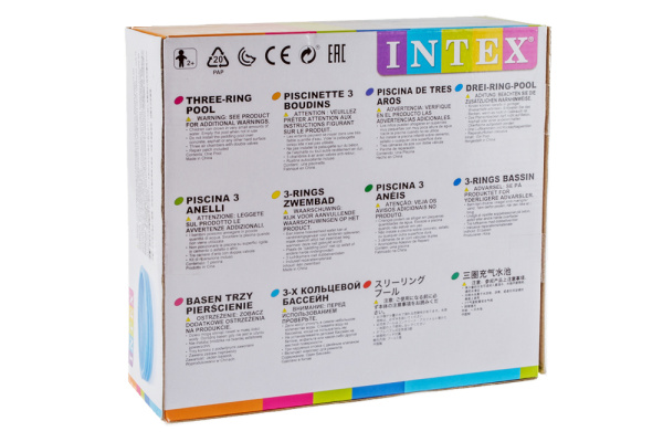 Надувной детский бассейн "Crystal" 147х33см Intex