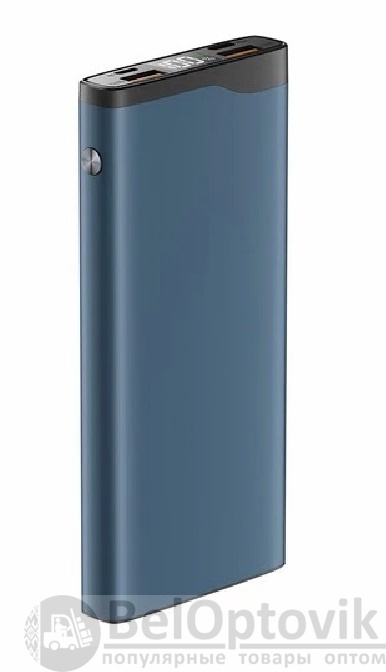 Внешний АКБ QL-20, 20000mAh, blue, OLMIO