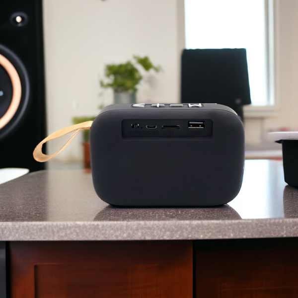 Беспроводная Bluetooth колонка Charge G2, мощность 3W, емкость батареи 300 mAh, разъем Micro USB, черный / Отличное качество звука и стильный дизайн